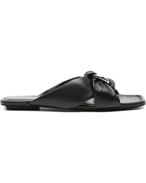 Stuart Weitzman Cece Slide - Black