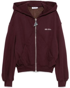 The Attico Zip-Up Hoodie - Purple