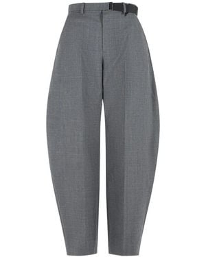 Sacai Wool Trousers - Grey