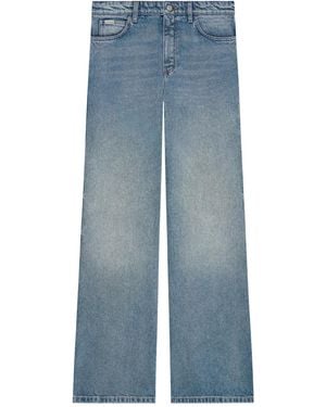 Courreges Hammer Pocket Baggy Trousers - Blue