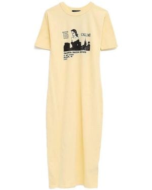 Willy Chavarria Graphic-Print Dress - Metallic