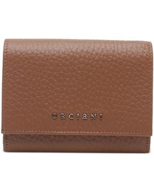 Orciani Small Leather Wallet - Brown