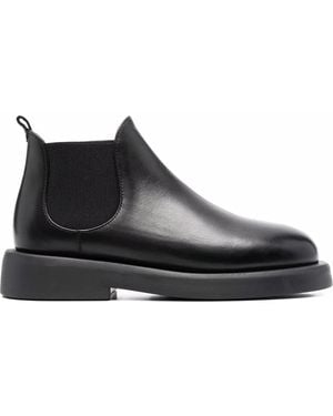 Marsèll Gommello Leather Ankle Boots - Black
