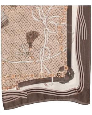 Twinset Chain-Print Scarf - Neutro