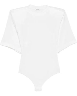 ANDAMANE Short-Sleeve Bodysuit - White