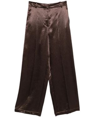 Alysi Shiny Band Trousers - White