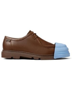 Camper Junction Lace-Up Derby Shoes - Brown