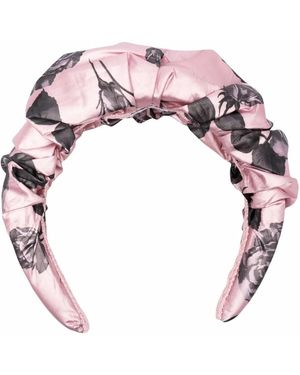 Red(V) Floral-Print Hairband - Pink