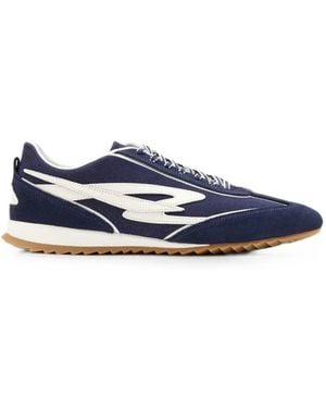 Athletic Propulsion Labs Riviera Contrast-Panel Lace-Up Sneakers - Blue