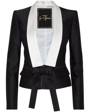 DSquared² Bow Detailing Cotton Jacket - Black