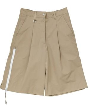 Nike Shorts Mit Falten - Natur