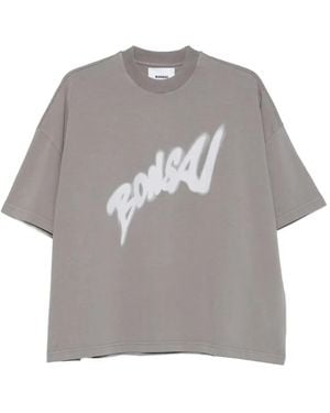 Bonsai T-Shirt À Logo Imprimé - Grey