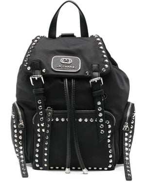 La Carrie Dark Wave Rugzak Met Studs - Zwart