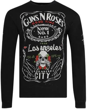 MadeWorn Guns N Roses Graphic T-Shirt - Black