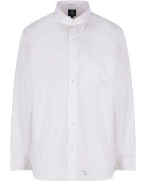 J.Press Camicia Con Taschino - Bianco