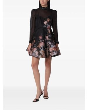 Zimmermann Valiant Embellish Mini Dress - Black