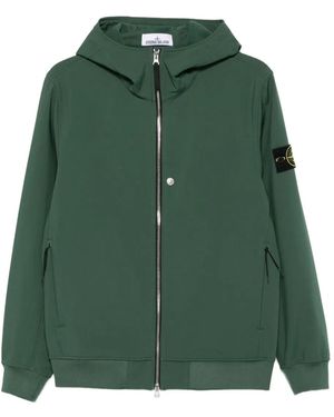 Stone Island Q100004 フーデッドジャケット - グリーン