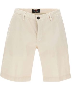 Peuterey Blane Button Shorts - White