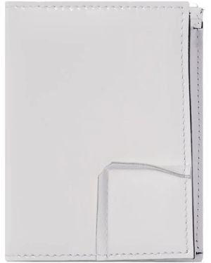 Comme des Garçons Leather Wallet - Gray