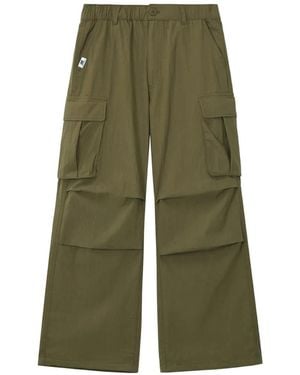 Chocoolate Pleated-Detail Cargo Pants - Green