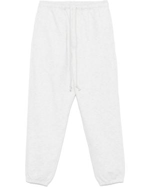 Y-3 Mélange-Effect Track Trousers - White