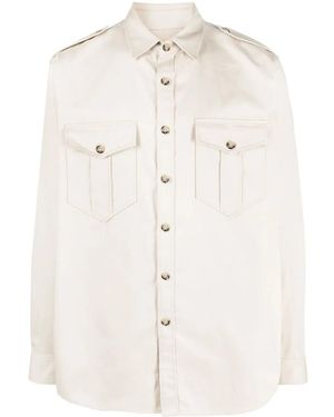 Isabel Marant Logo Embroidery Shirt - Natural