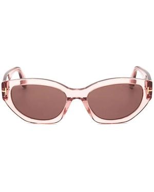 Tom Ford Cat-Eye Full-Rim Sunglasses - Pink