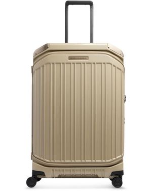 Piquadro Medium Expandable Hardside Suitcase - Natural