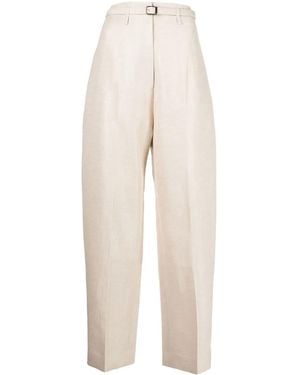 GIA STUDIOS Tapered-Hose - Weiß