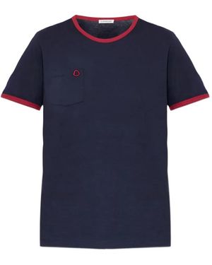 Moncler Pocket-Ringer T-Shirt - Blue