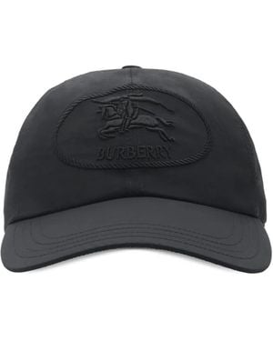 Burberry Knight-Stamp Baseball Cap - Black