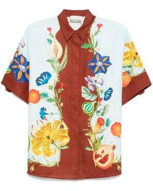 ALÉMAIS Dahlia Shirt - Orange