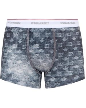 DSquared² Monogram Trunks - Blue