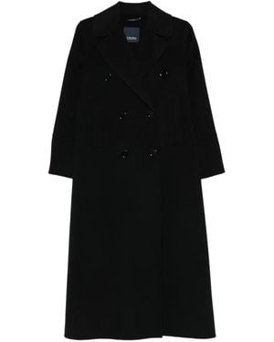 Max Mara Abrigo con doble botonadura - Negro