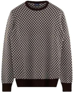 Drumohr Crew-Neck Jumper - Grey