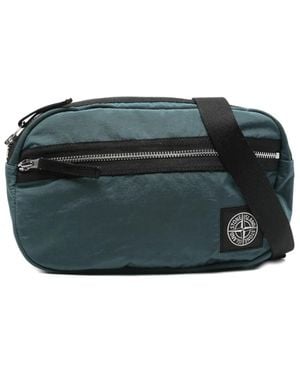 Stone Island Compass-Patch Belt Bag - Green