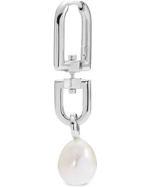 Maria Black Trianglen Earring - White