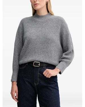 Ouí High-Neck Jumper - Grey