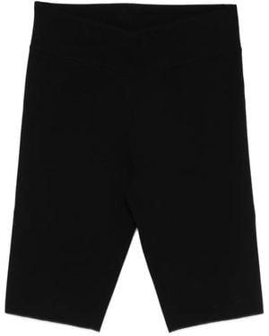 TOTEME Capri Knit Shorts - Black