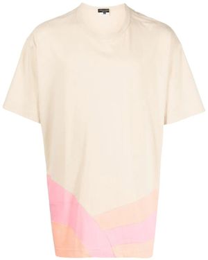 Comme des Garçons T-Shirt Mit Grafischem Print - Natur