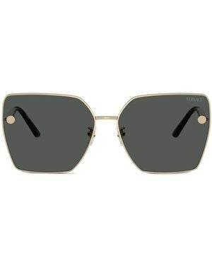 Versace Oversize Square Frame Sunglasses - Grey