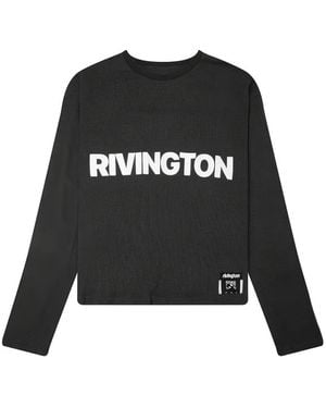 RIVINGTON roi Rebis Anti Death Graphic-Print Sweater - Black
