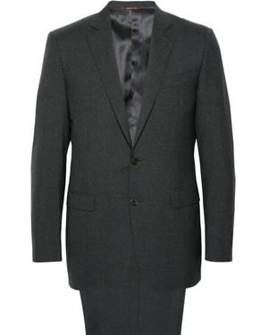 Canali Single-Breasted Wool Suit - Grey