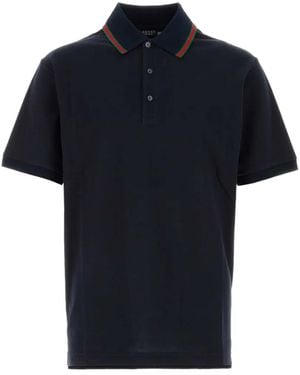 Gucci Web-Stripe Polo Shirt - Black