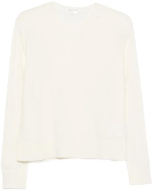 Aspesi Crew-Neck Sweater - White