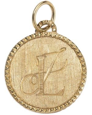 Devon Woodhill Stud Disc Pendant - Metallic