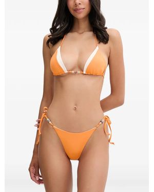 Bondeye Top De Bikini Fosca Con Cuentas - Naranja