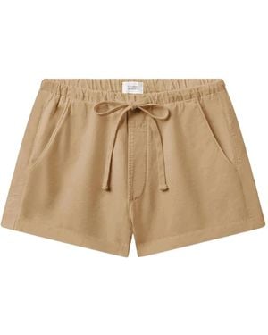 Citizens of Humanity Este Drawstring Shorts - Natural