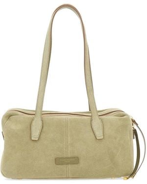 Gianni Chiarini Aryna Suede Shoulder Bag - Natural