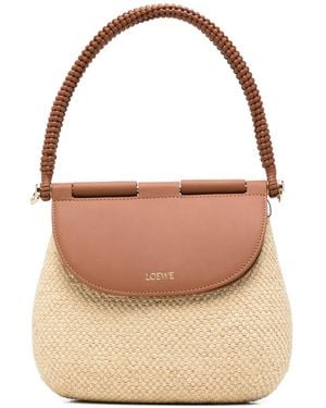 Loewe Medium Pescador Logo-Detail Tote Bag - Natural